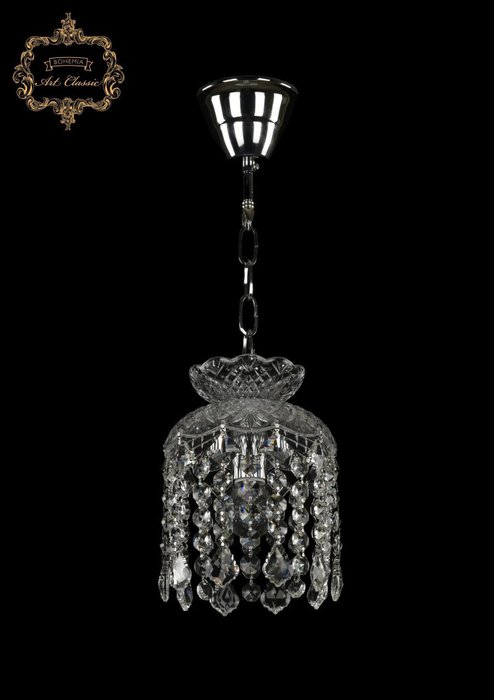 Хрустальный подвесной светильник Art Classic Универсальная 14.01.1.d15.Cr.L Хрустальный подвесной светильник Art Classic Универсальная 14.01.1.d15.Cr.L
