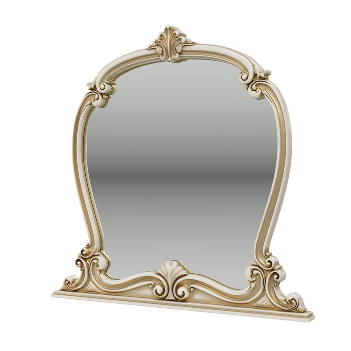 Зеркало настенное Грация цвета слоновой кости - купить Настенные зеркала по цене 12532.0