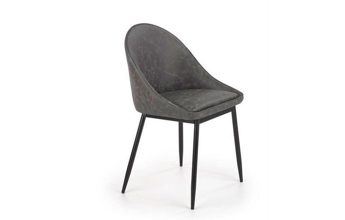 Стул мягкий серого цвета - купить Обеденные стулья по цене 9715.0