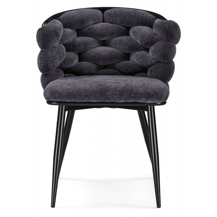 Обеденный стул Rendi серо-черного цвета - купить Обеденные стулья по цене 13740.0