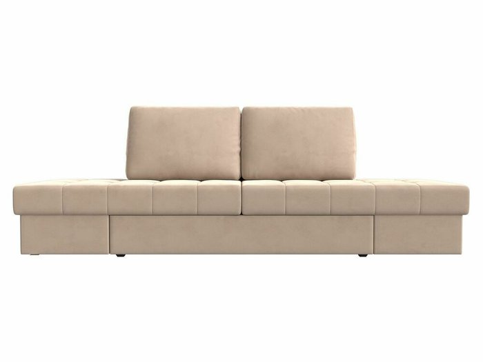 Прямой диван трансформер Сплит бежевого цвета - купить Прямые диваны по цене 41999.0