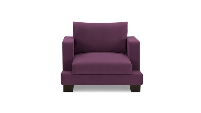 Кресло Дрезден фиолетового цвета - купить Интерьерные кресла по цене 22200.0
