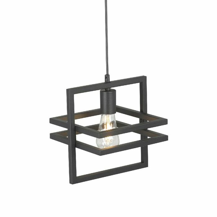 Подвесной светильник V2861-1/1S (металл, цвет черный) - лучшие Подвесные светильники в INMYROOM
