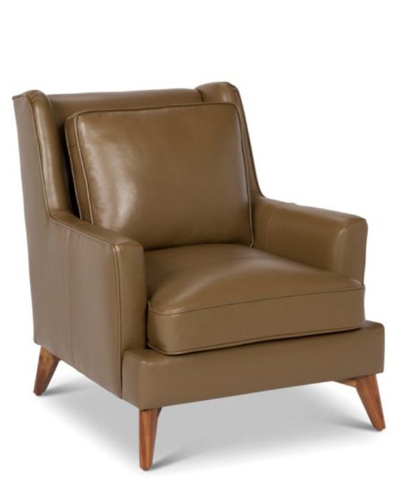 Кресло Gloss коричневого цвета 