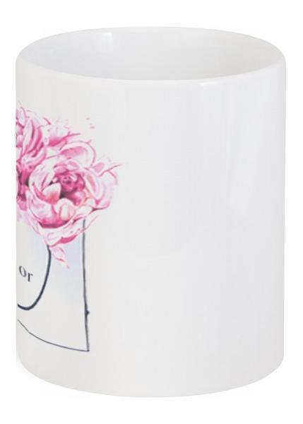 Кружка керамическая Dior Peonies с рисунком - купить Чашки по цене 1000.0 Кружка керамическая Dior Peonies с рисунком - купить Чашки по цене 1000.0