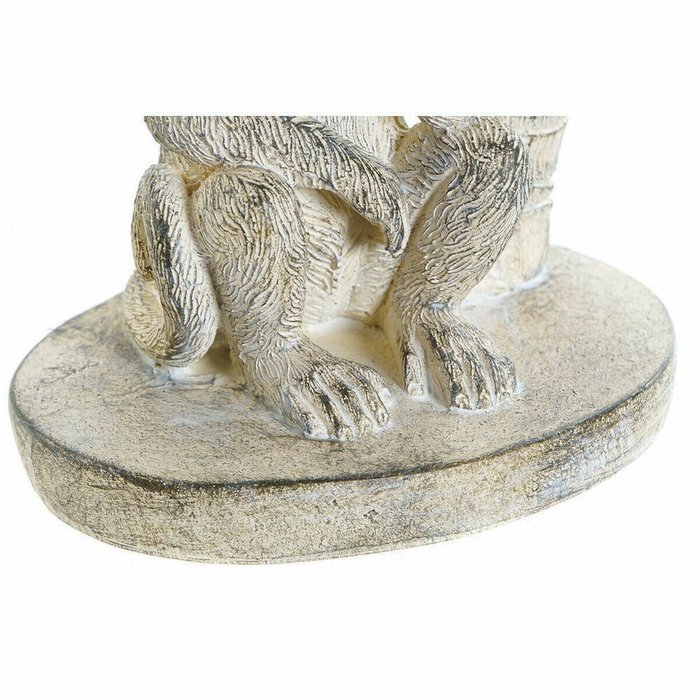Декоративная фигура 8424001749805 15 x 12 x 29 cm Белый Смола Обезьяна Тропический Маринованный - купить Фигуры и статуэтки по цене 4989.0