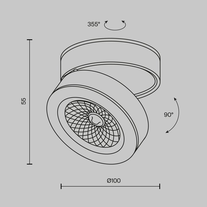 Потолочный светильник Technical C022CL-12W4K-W-1 Magic Ceiling - купить Потолочные светильники по цене 4790.0 Потолочный светильник Technical C022CL-12W4K-W-1 Magic Ceiling - купить Потолочные светильники по цене 4790.0