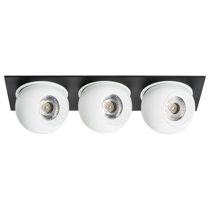 Светильник INTERO LED 9W*3 850LM*3 24G ЧЕРНЫЙ/БЕЛЫЙ 3000K (217537+217062+217062+217062) Светильник INTERO LED 9W*3 850LM*3 24G ЧЕРНЫЙ/БЕЛЫЙ 3000K (217537+217062+217062+217062)