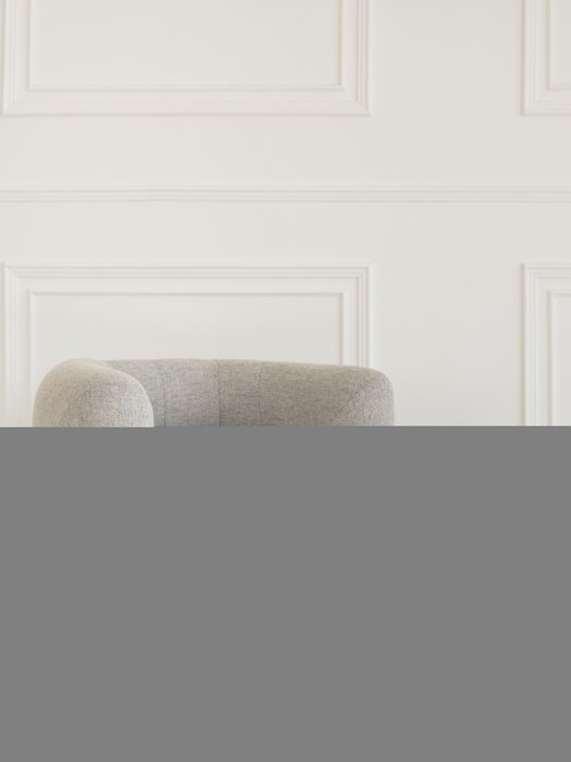 Кресло Клер светло-серого цвета - купить Интерьерные кресла по цене 33930