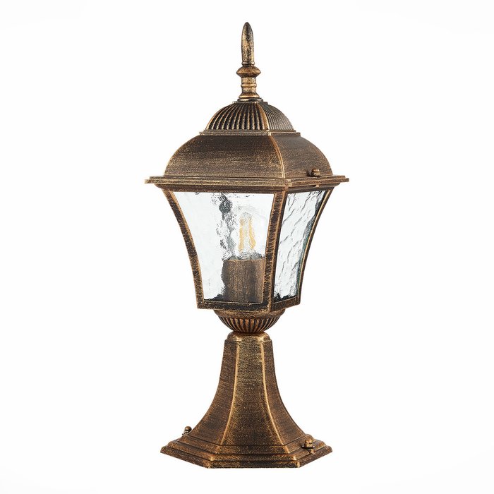 Светильник уличный наземный Domenico бронзового цвета - купить Наземные светильники по цене 2620.0