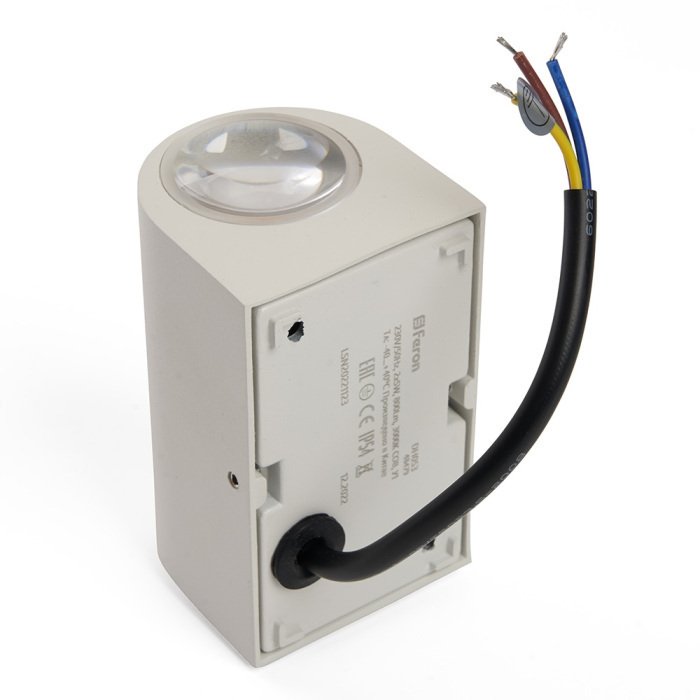 Архитектурная подсветка IP54 LED Feron Корфу 48479 DH053, 2*5W, 800Lm, 3000K, белый - лучшие Подвесные уличные светильники в INMYROOM