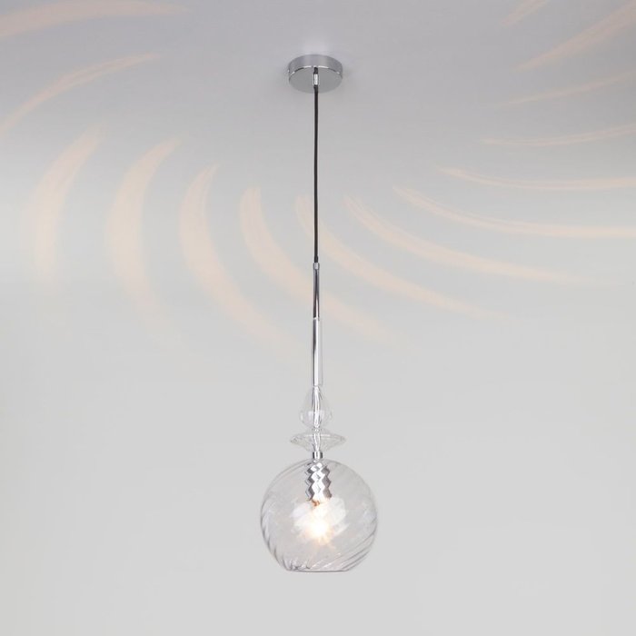 Подвесной светильник со стеклянным плафоном 50192/1 прозрачный Dream - купить Подвесные светильники по цене 4020.0