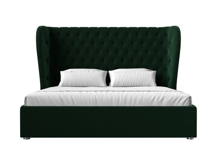 Кровать Далия 180х200 зеленого цвета с подъемным механизмом - купить Кровати для спальни по цене 85999.0