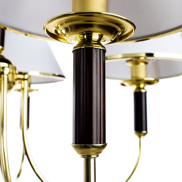 Подвесная люстра  ARTE LAMP Catrin с белыми абажурами - лучшие Подвесные люстры в INMYROOM