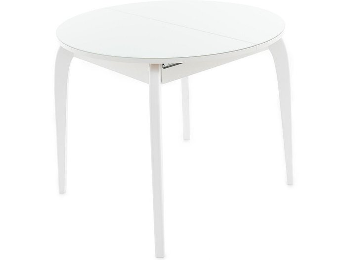 Стол раскладной Ривьера белого цвета - купить Обеденные столы по цене 15818.0