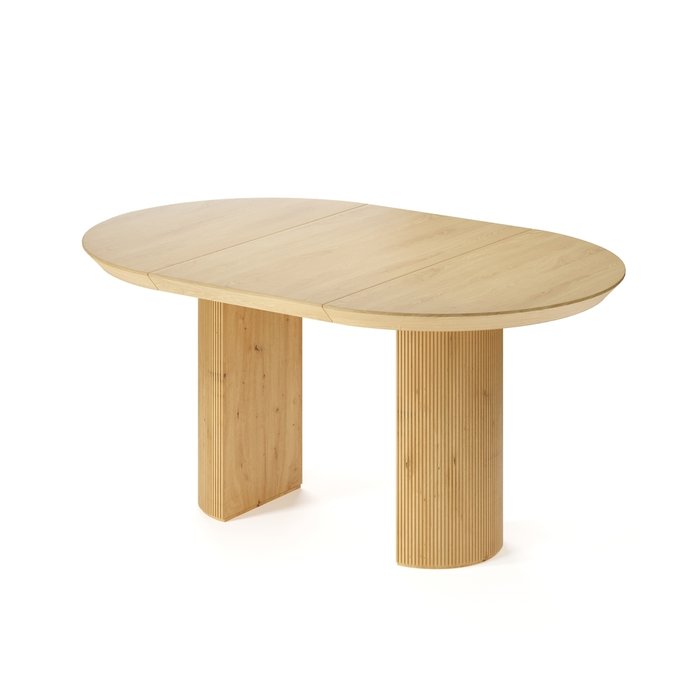 Обеденный стол раздвижной Адара бежевого цвета - купить Обеденные столы по цене 124310.0
