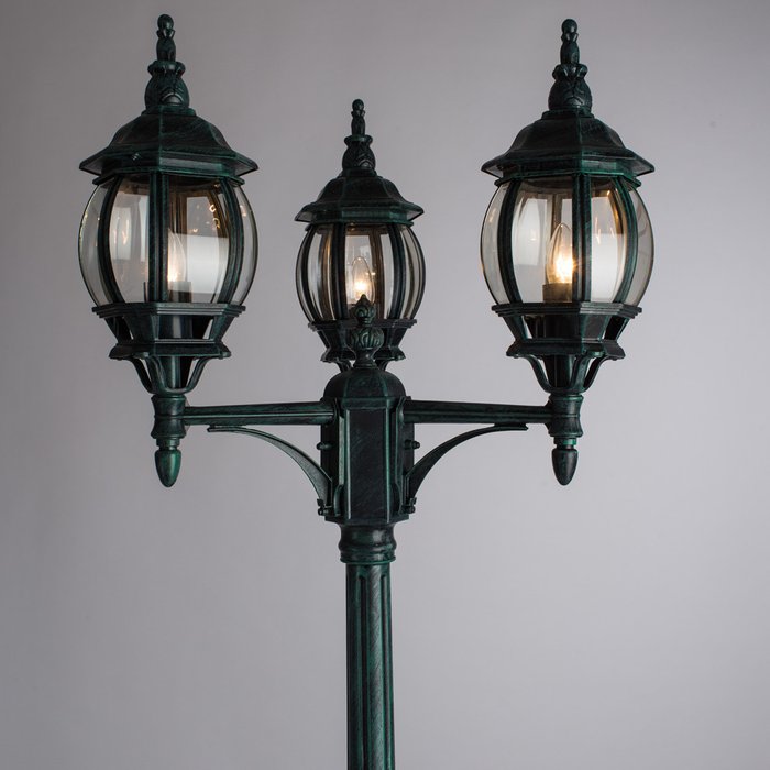 Садово-парковый светильник Atlanta темно-коричневого цвета - купить Наземные светильники по цене 21990.0