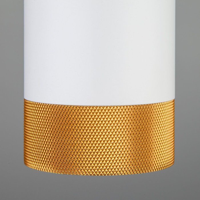 Подвесной светодиодный светильник 50164/1 LED белый/золото - лучшие Подвесные светильники в INMYROOM