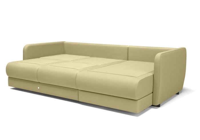 Угловой диван-кровать светло-оливкового цвета - лучшие Угловые диваны в INMYROOM