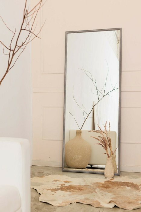 Напольное зеркало Guido серого цвета - лучшие Напольные зеркала в INMYROOM