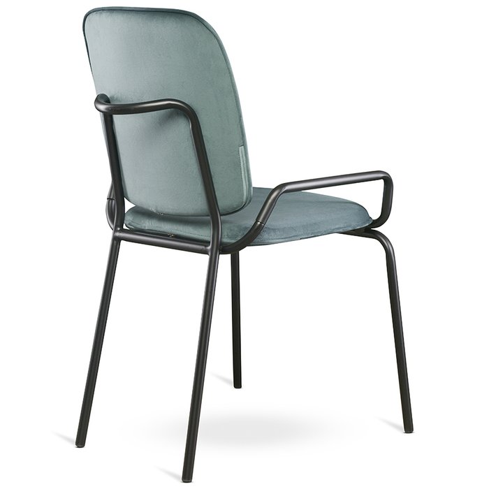 Стул Ror double frame черно-зеленого цвета - лучшие Обеденные стулья в INMYROOM