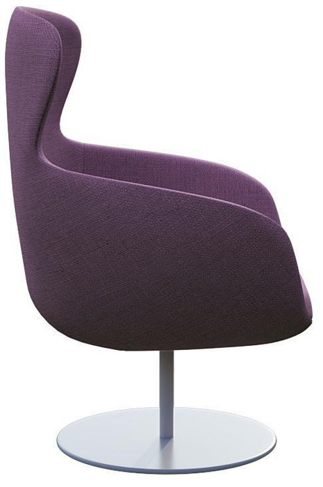 Кресло Квини Глазго фиолетового цвета - лучшие Интерьерные кресла в INMYROOM