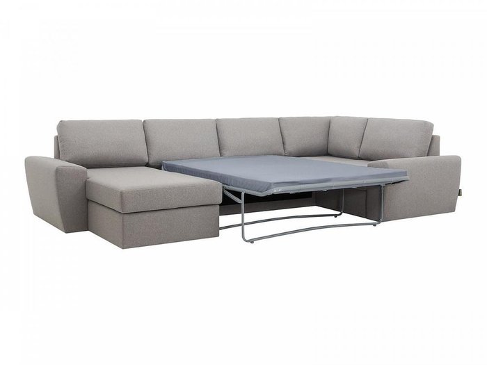 Угловой диван-кровать Petergof серого цвета - лучшие Угловые диваны в INMYROOM
