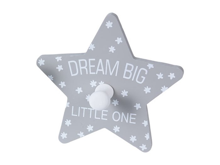 Крючок Dream & Star бело-серого цвета