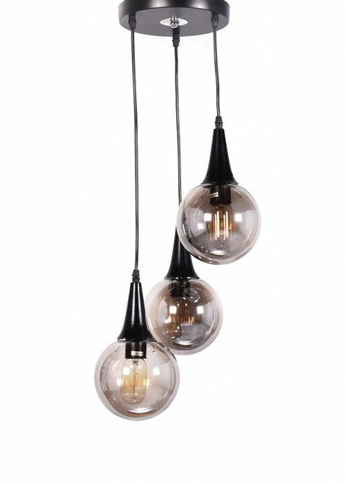 Подвесной светильник Rocherro с серыми плафонами - лучшие Подвесные люстры в INMYROOM