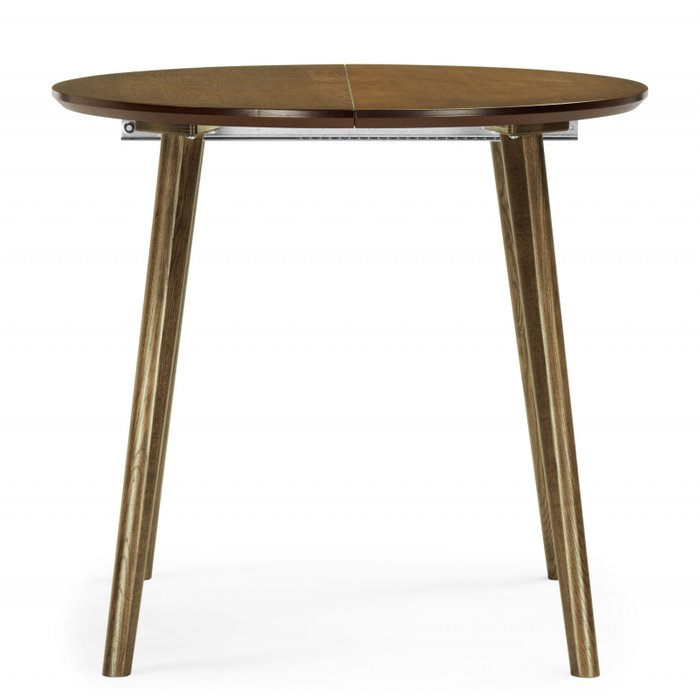 Раздвижной обеденный стол Турин 80х80 коричневого цвета - купить Обеденные столы по цене 36440