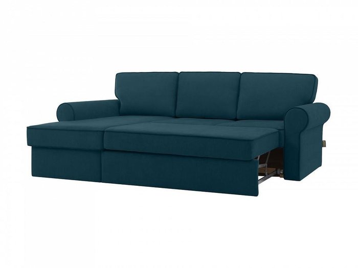 Угловой диван-кровать Murom голубого цвета  - лучшие Угловые диваны в INMYROOM