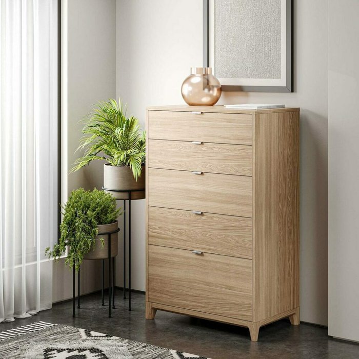 Высокий комод Case CS024 бежевого цвета - лучшие Комоды в INMYROOM Высокий комод Case CS024 бежевого цвета - лучшие Комоды в INMYROOM