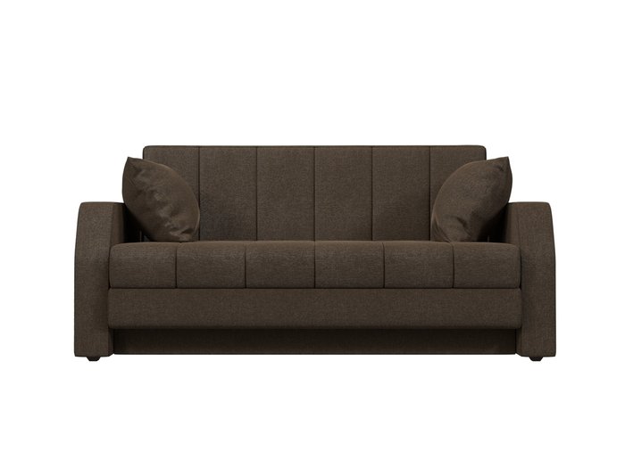 Прямой диван-кровать Малютка коричневого цвета - купить Прямые диваны по цене 33999.0