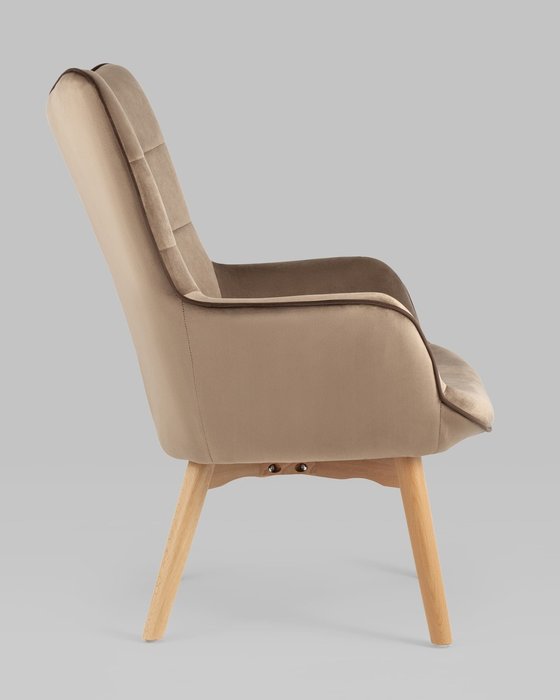 Кресло Манго бежевого цвета - лучшие Интерьерные кресла в INMYROOM