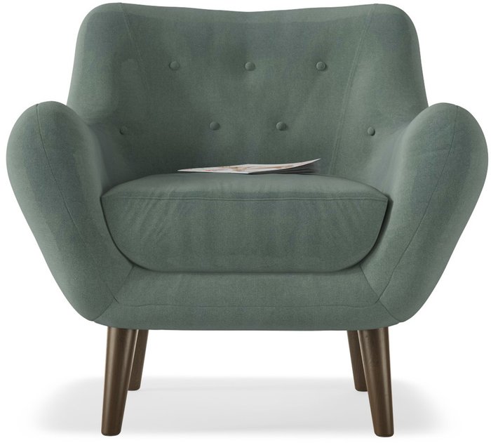 Кресло Элефант Luna 15 зеленого цвета - купить Интерьерные кресла по цене 11450.0