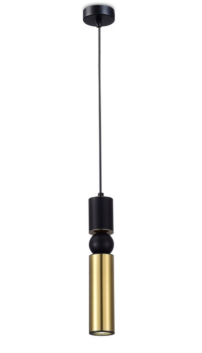 Светильник подвесной Salem черно-латунно цвета - купить Подвесные светильники по цене 6690.0