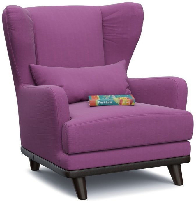 Кресло Роберт Берри фиолетового цвета