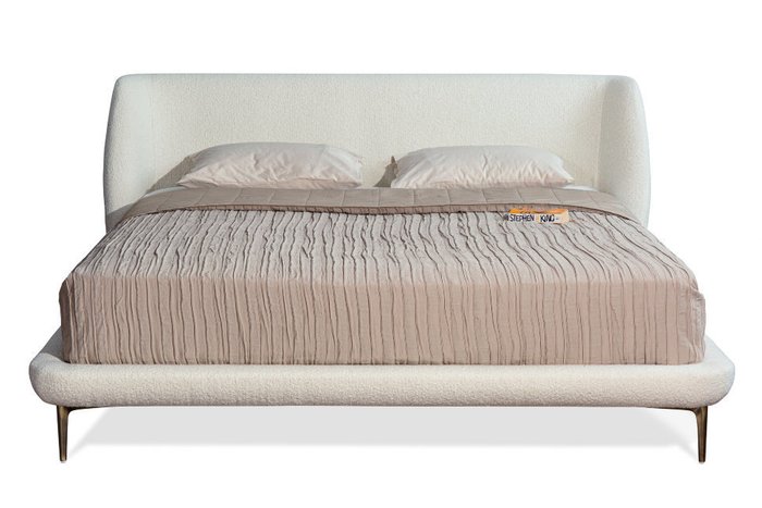 Кровать Torella 160х200 молочного цвета