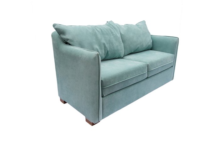 Раскладной диван Arthur S бирюзового цвета - купить Прямые диваны по цене 51990.0