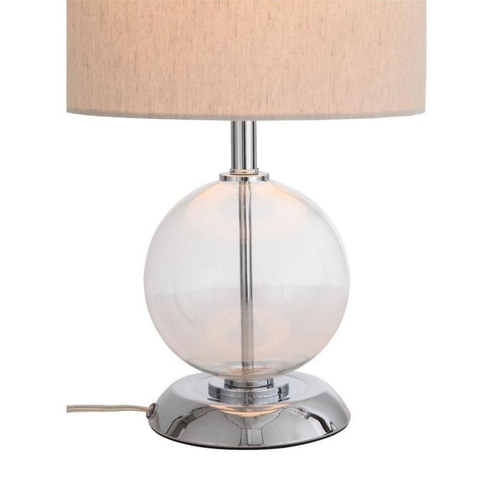 Настольная лампа Vecolе с белым абажуром - купить Настольные лампы по цене 6590.0