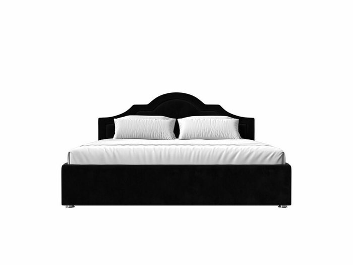 Кровать Афина 160х200 черного цвета с подъемным механизмом - купить Кровати для спальни по цене 67999.0