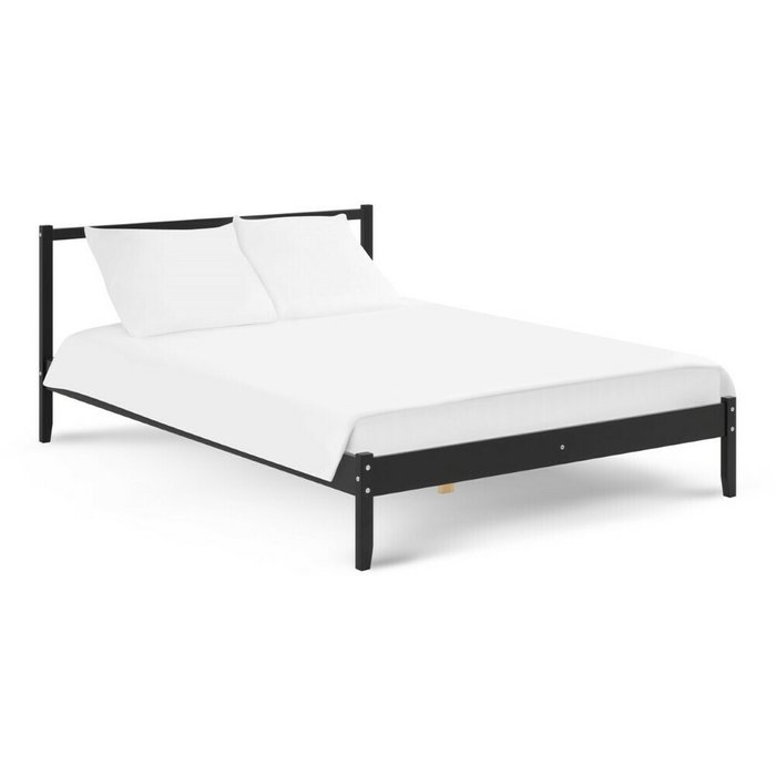 Кровать Ускар 140x200 черного цвета Кровать Ускар 140x200 черного цвета
