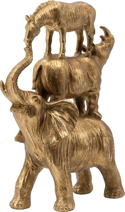 Декор Животные медного цвета и эффектом под старину - купить Фигуры и статуэтки по цене 5212.0