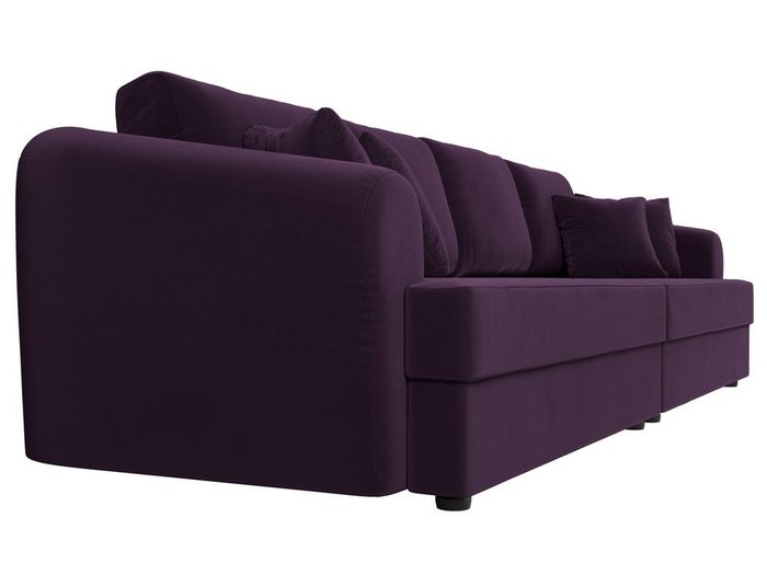 Прямой диван-кровать Милтон фиолетового цвета  - лучшие Прямые диваны в INMYROOM