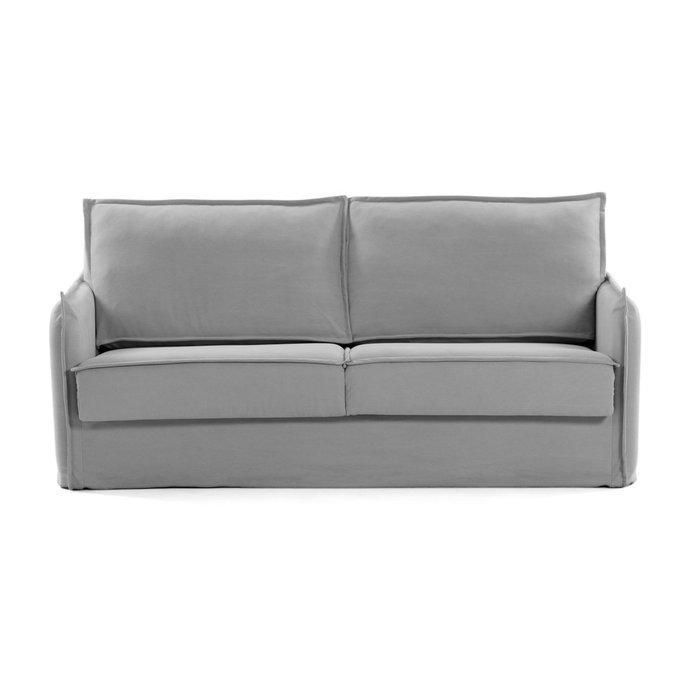 Диван-кровать Samsa с полиуретановым матрасом серого цвета - купить Прямые диваны по цене 334990.0
