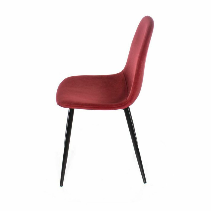 Стул Копенгаген черно-бордового цвета - лучшие Обеденные стулья в INMYROOM