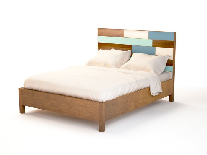 Кровать Aquarelle из массива березы 160х200 - купить Кровати для спальни по цене 203263.0