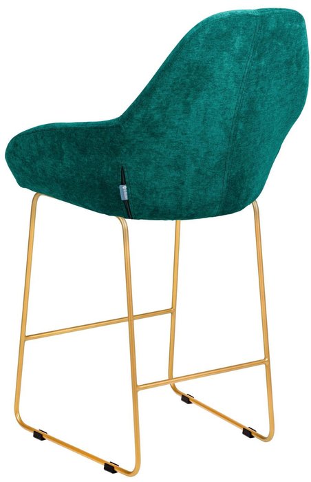 Стул полубарный Kent изумрудного цвета  - лучшие Барные стулья в INMYROOM