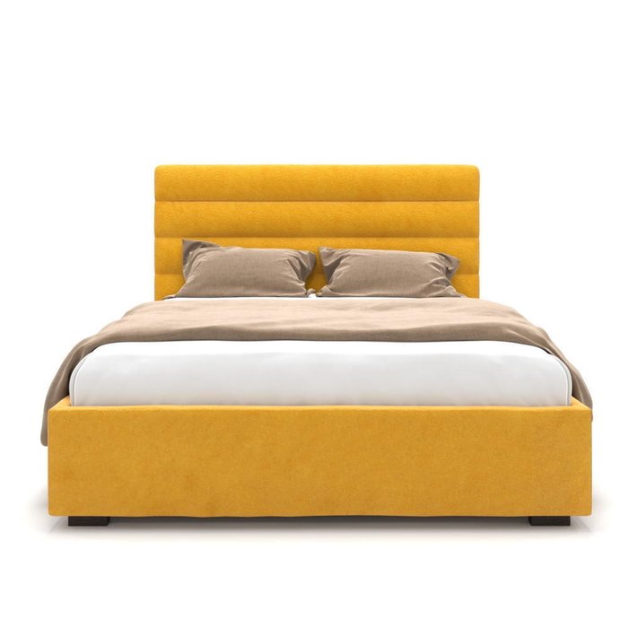 Кровать Tara желтая 180х200 - лучшие Кровати для спальни в INMYROOM