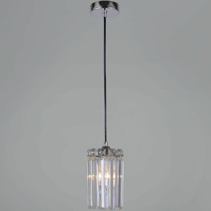 Подвесной светильник IL3562-1PSQ-24 CR LYRA (хрусталь, цвет прозрачный) - купить Подвесные светильники по цене 2710.0